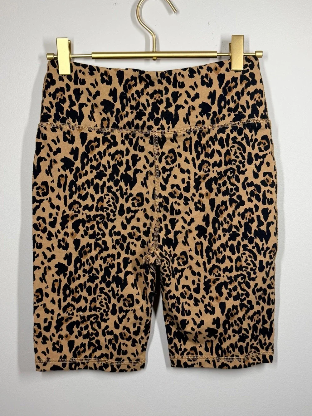 J.Crew Weekend Leopard Print Bike Shorts - S Preppy